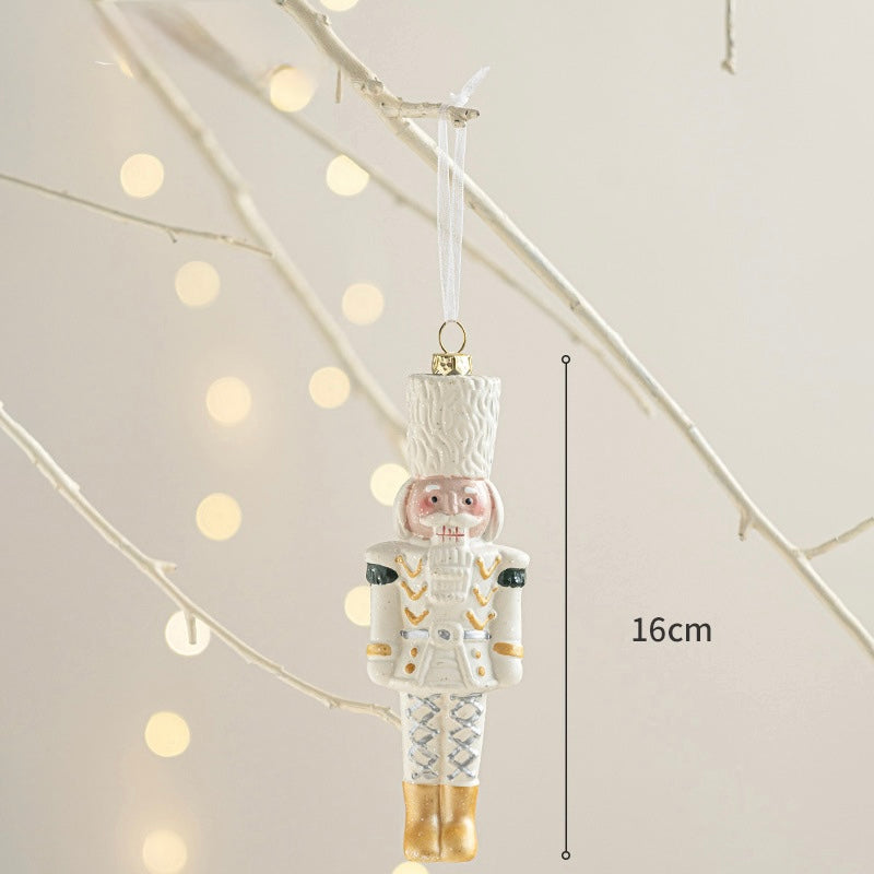 Glittering Noel Hanging Ornaments nutcracker