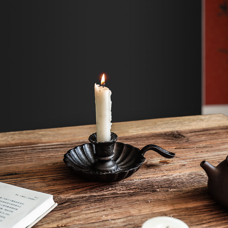 Eternal Ember Cast-Iron Chamber Candle Holder Berriscent