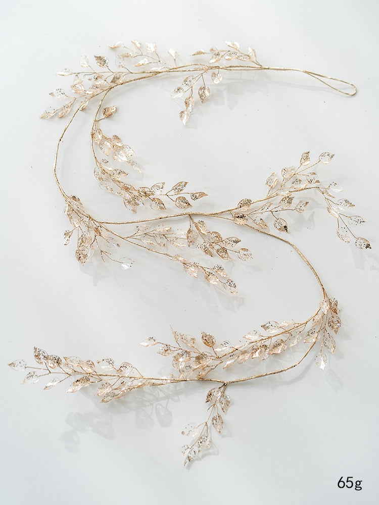 Golden Glitter Decorative Branches & Garlands Collection