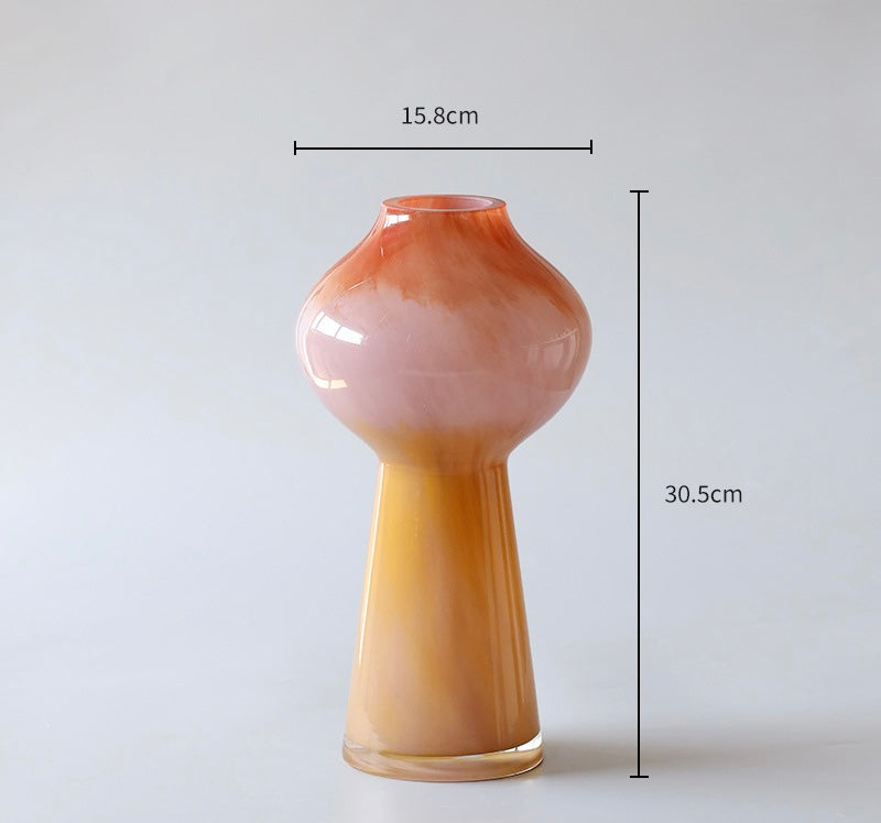 Aurora Blush Pedestal Vase Berriscent