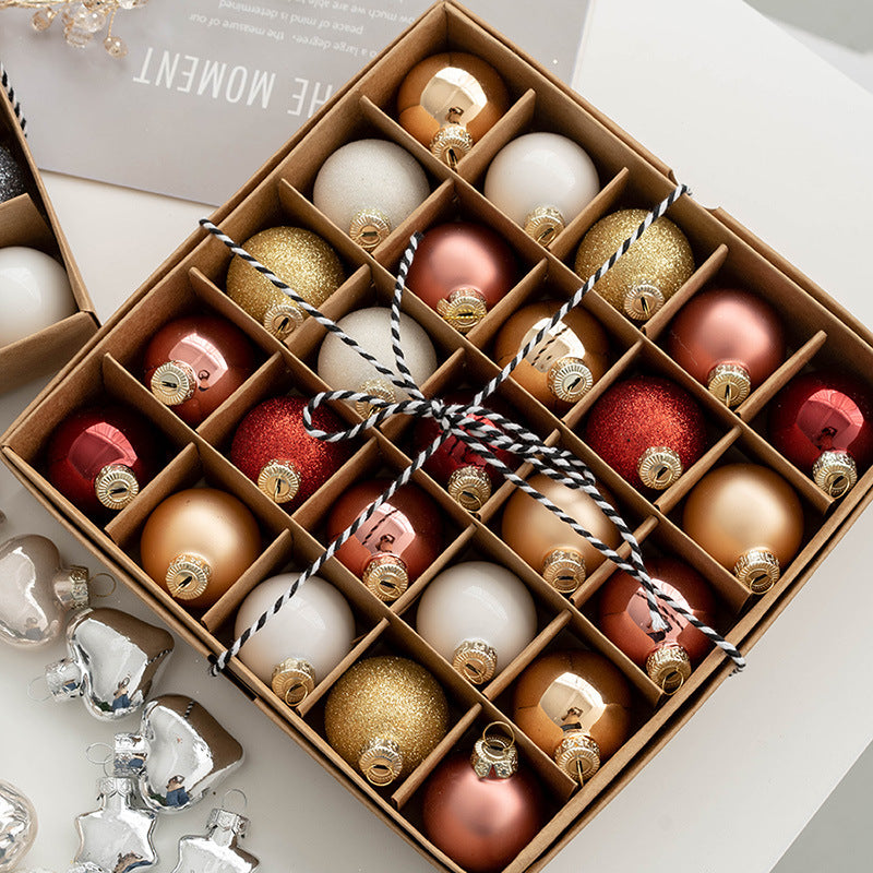 24-Piece Christmas Bauble Ornament Set