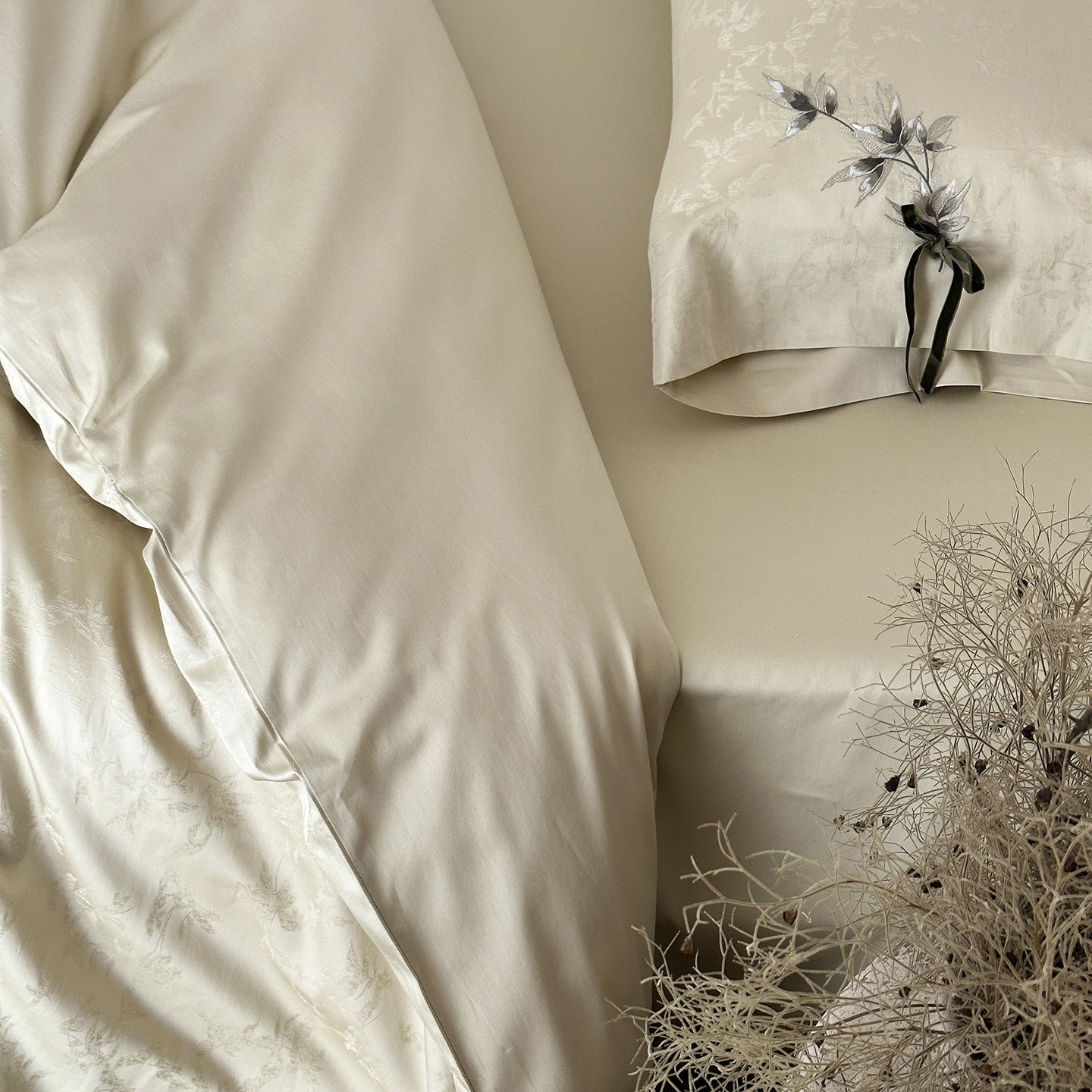 The Arbor Signature | 100s Long-Staple Satin Cotton Bed Linen