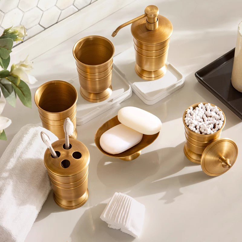 Regal All-Copper Bathroom Accessory Set Berriscent