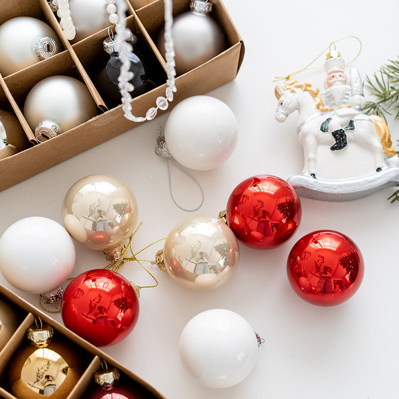 Elegant Christmas Ball Ornament Collection – 6cm Baubles Berriscent