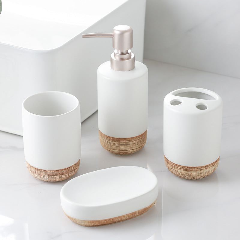 Nord Haven Ceramic Bathroom Set Berriscent