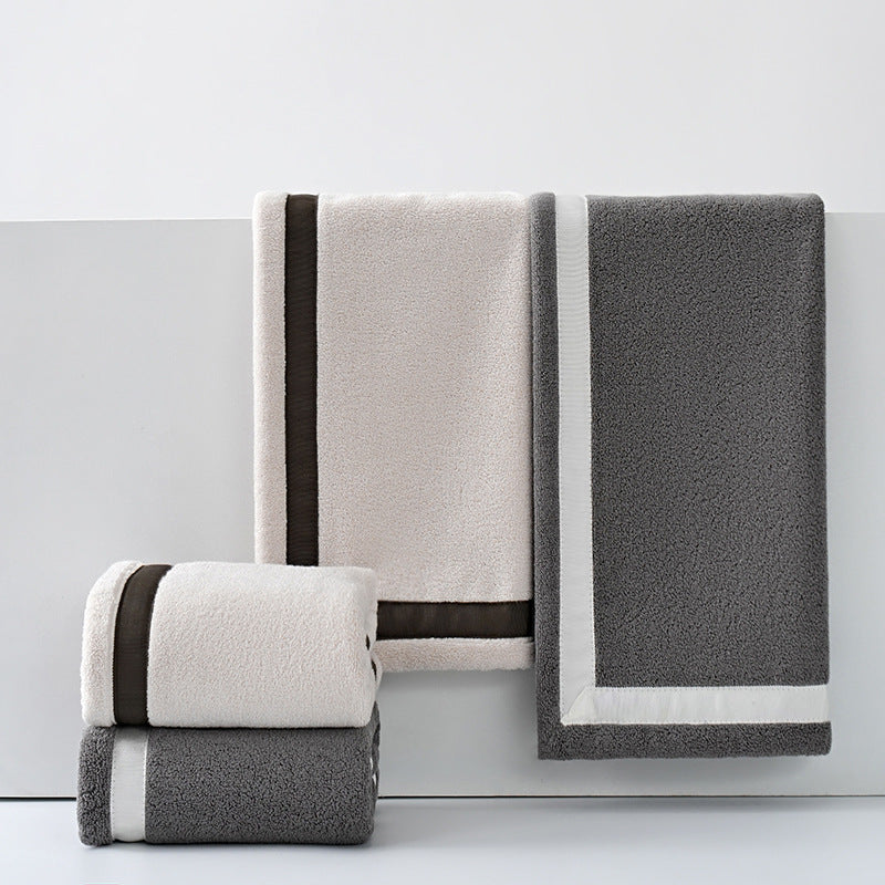 Pure Edge Antibacterial Cotton Towel Berriscent