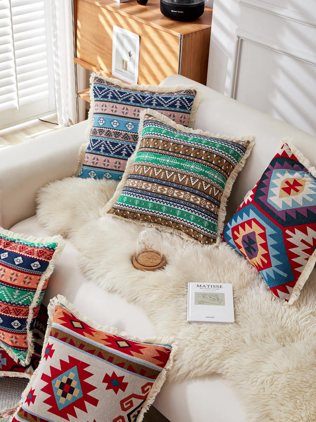 Artisan Woven Cushion Cover  Berriscent