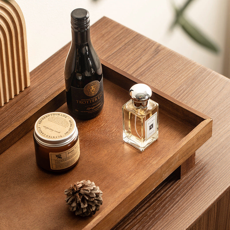 Solid Walnut Elevated Display Tray Berriscent