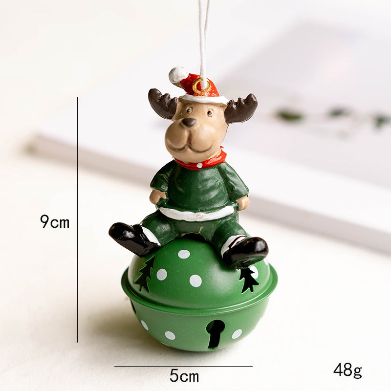 Jingle Companions – Santa, Snowman & Reindeer Bell Ornaments Collection Berriscent