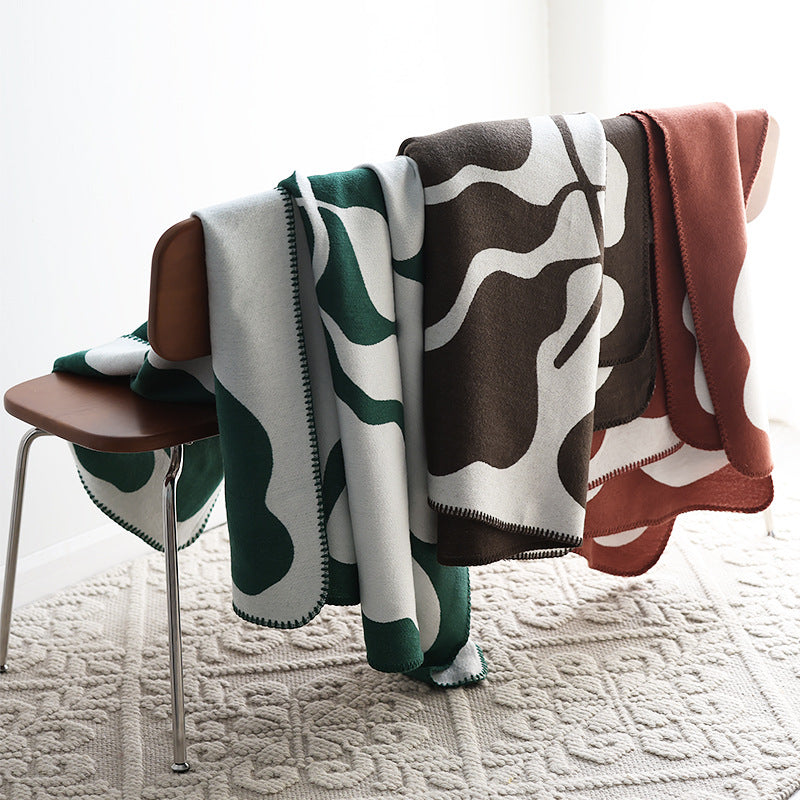 Organic Flow Throw Blanket Berriscent