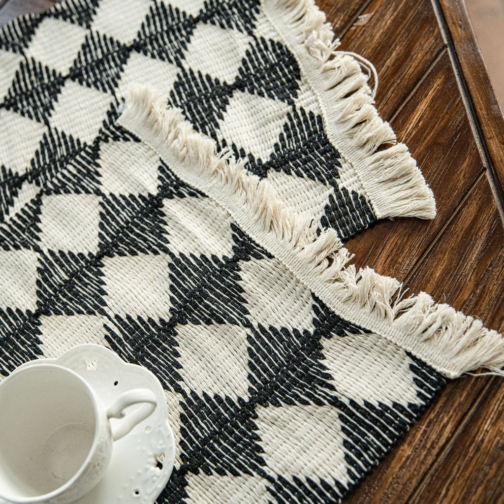 The Harlequin Path | Cotton Linen Blend Table Runner