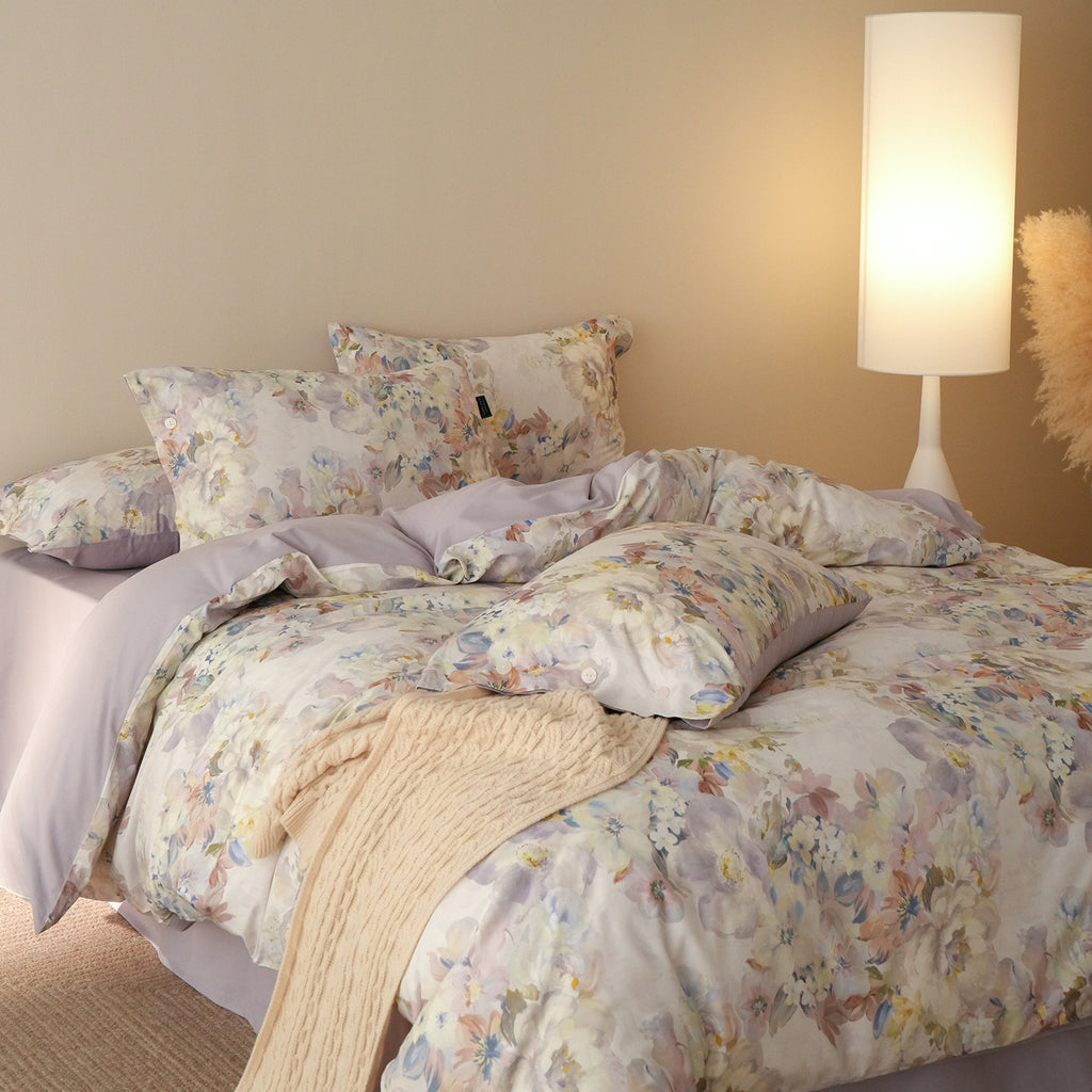 Herbarium Whisper Floral Bedding Set (4-Piece) Berriscent