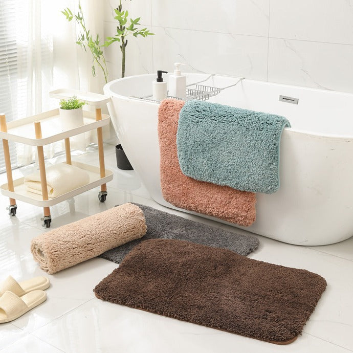 Luxury Plush Bathroom Mat – Soft Absorbent Non-Slip Bath Rug Berriscent