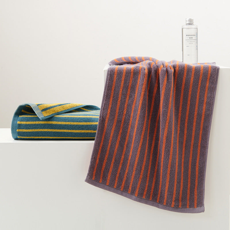 Soft Cotton Striped Hand Towel  Berriscent