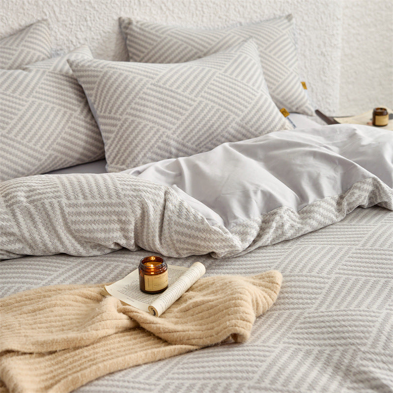The Atelier Stripe | 40s Double-Jacquard Cotton Bed Linen