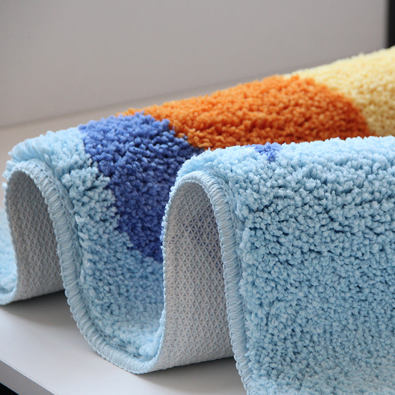 Abstract Tufted Bath Mat Berriscent