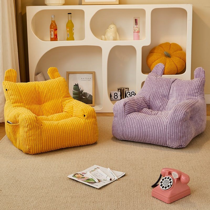 Soft Corduroy Kids Lounge Chair 42x42x38 Berriscent