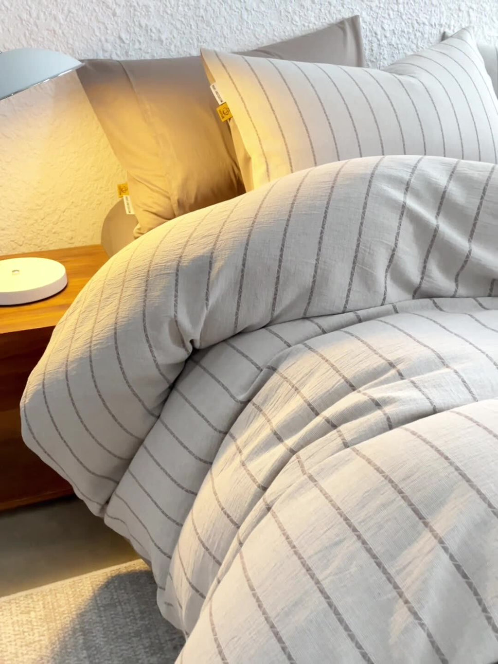 The Atelier Stripe | 40s Double-Jacquard Cotton Bed Linen