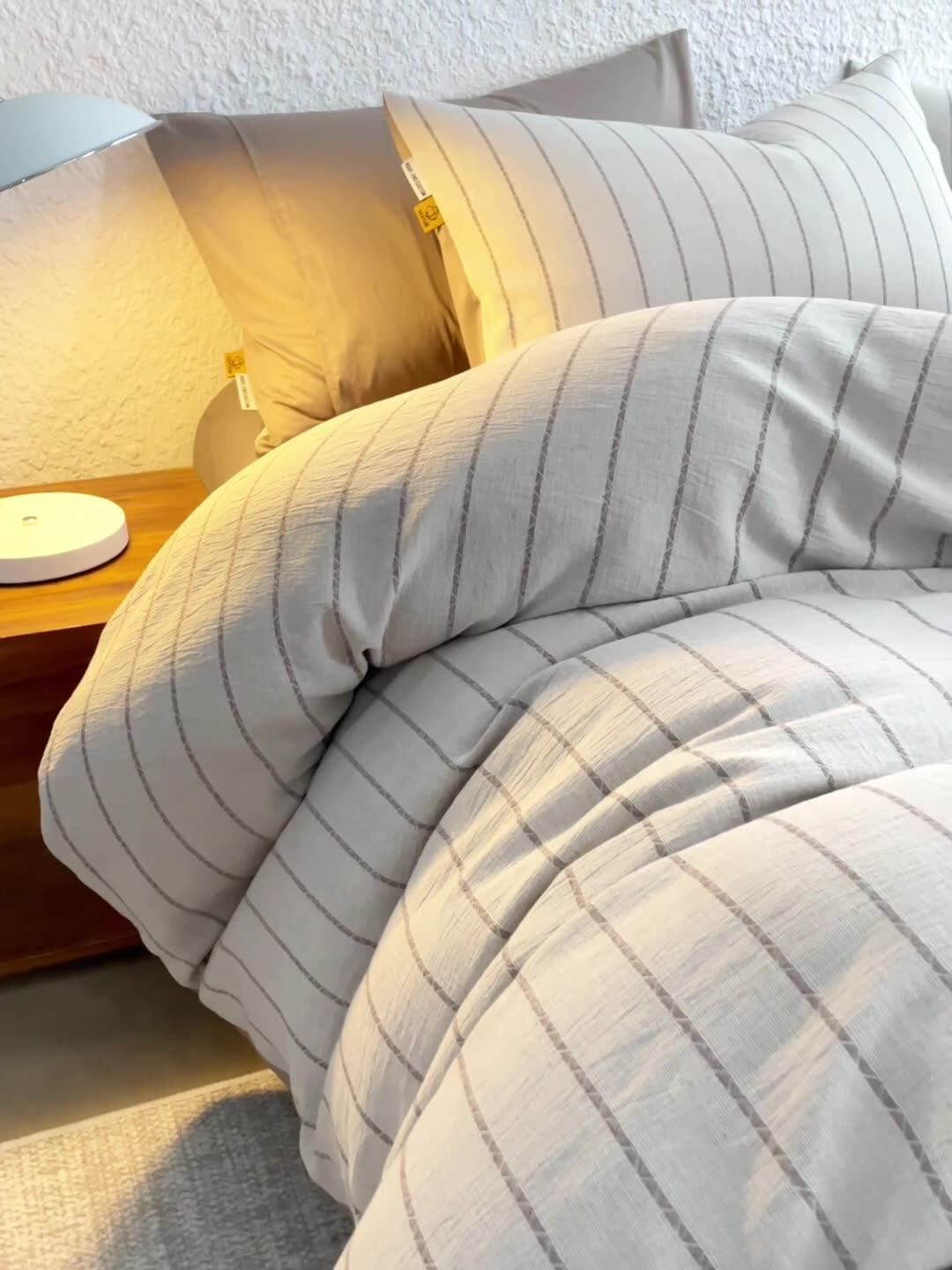 The Atelier Stripe | 40s Double-Jacquard Cotton Bed Linen