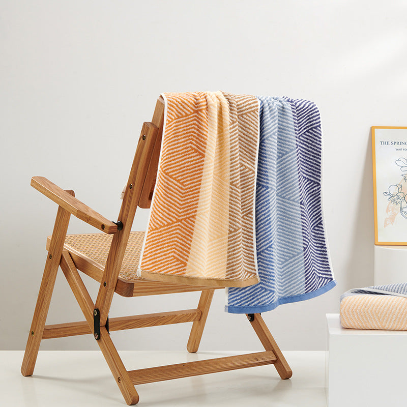 Geometric Weave Pure Cotton Hand Towel – Modern Texture, Everyday Luxury Berriscent