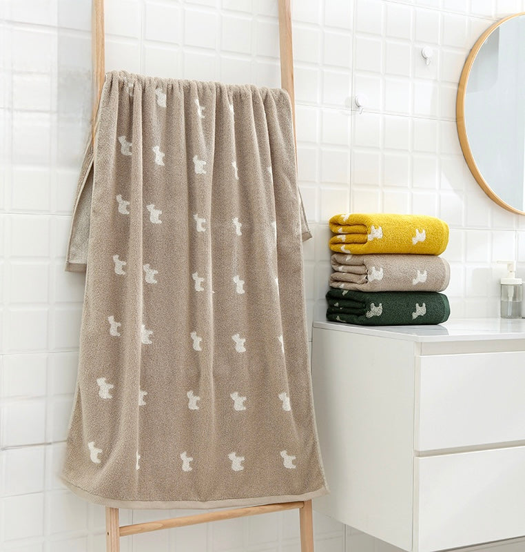 Pony Weave Cotton Towel Berriscent