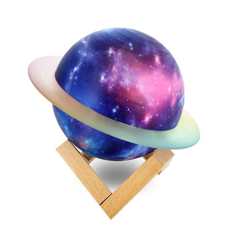 3D Saturn & Star Sky Galaxy Lamp Berriscent