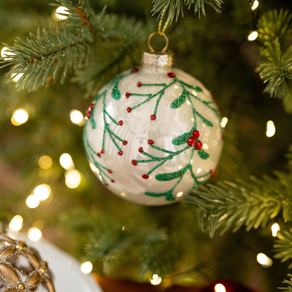 Luxury Christmas Glass Baubles Set