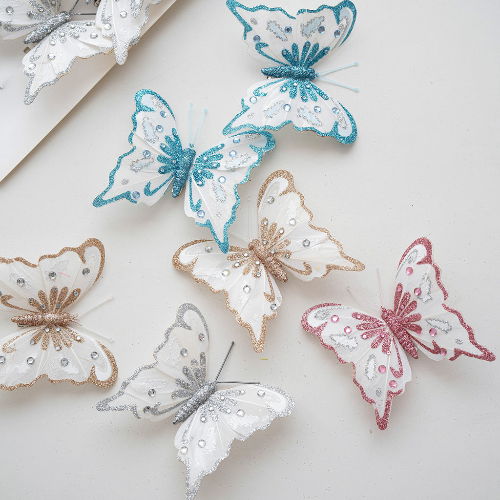 Crystal Wing Butterfly Clip Berriscent