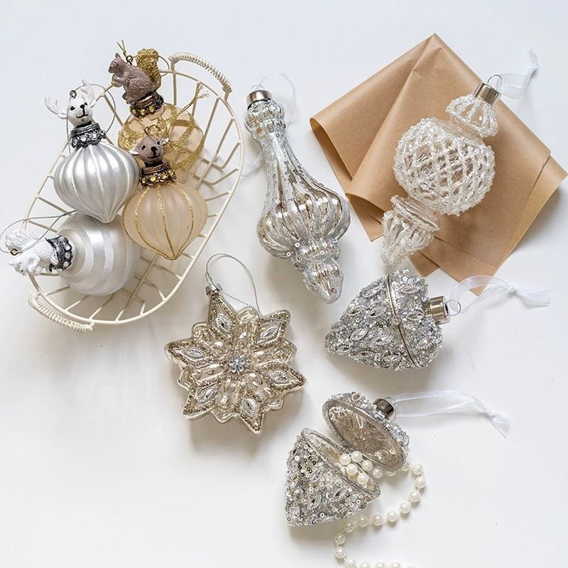 Enchanted Holiday Elegance – Luxury Glass Ornament Collection