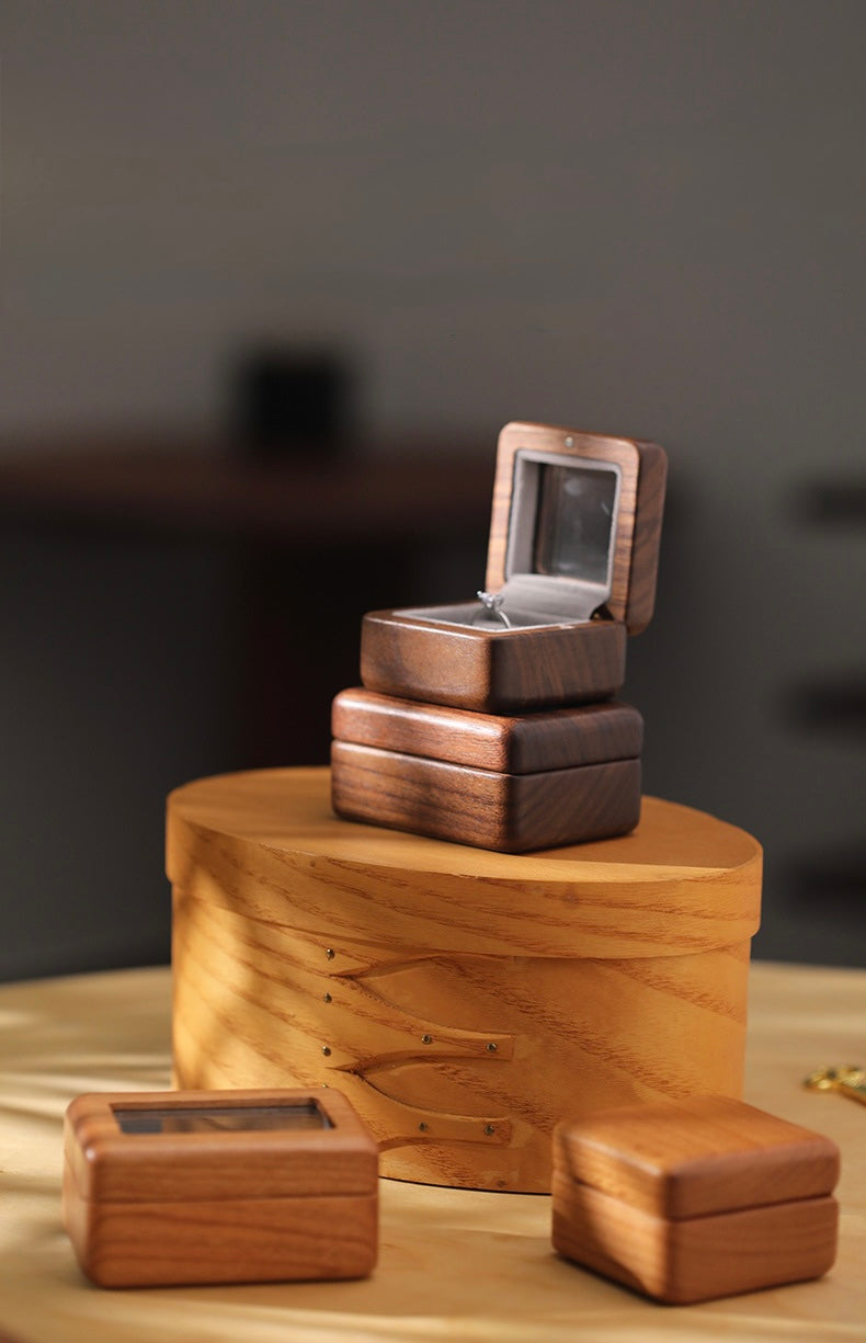 Aurora Heritage Wooden Ring Box Collection Berriscent