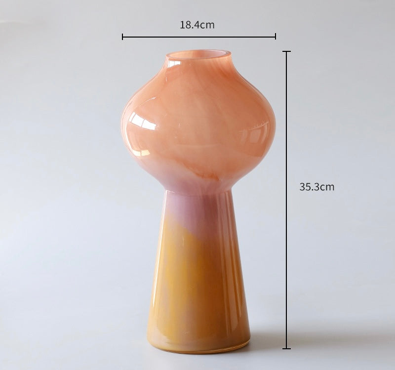 Aurora Blush Pedestal Vase Berriscent