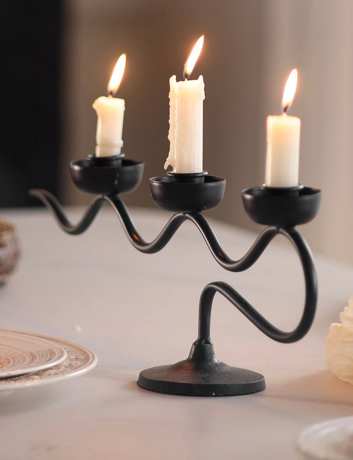 Wavy Trio Candle Holder Berriscent
