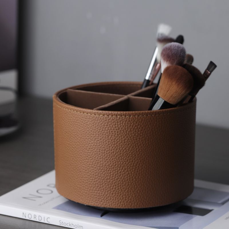 Royal Spin Leather Rotating Organizer Berriscent