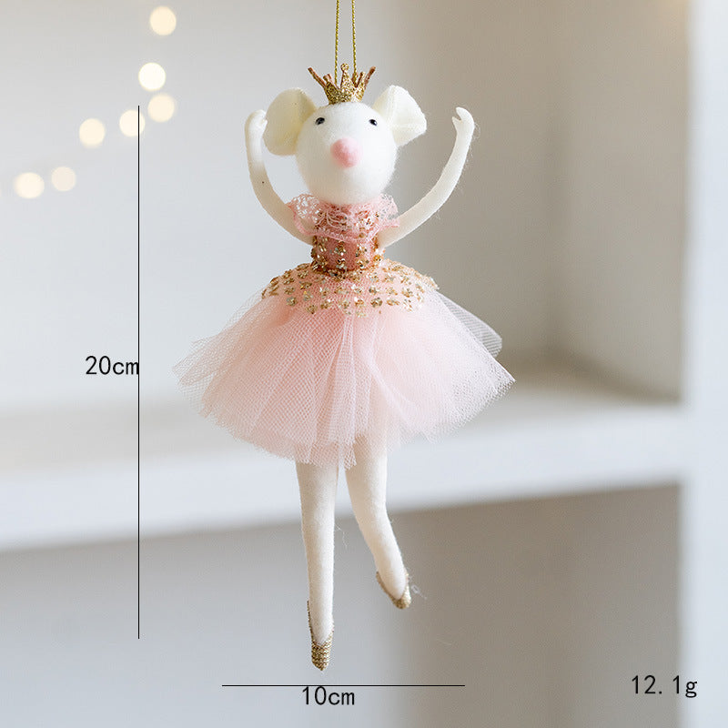 Royal Ballet Mice – Pink Tutu Ornament Collection