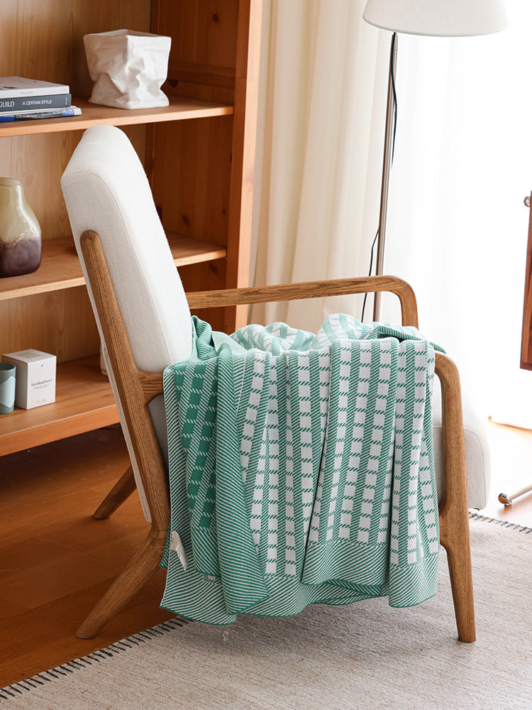 Pure Cotton Woven Throw Berriscent