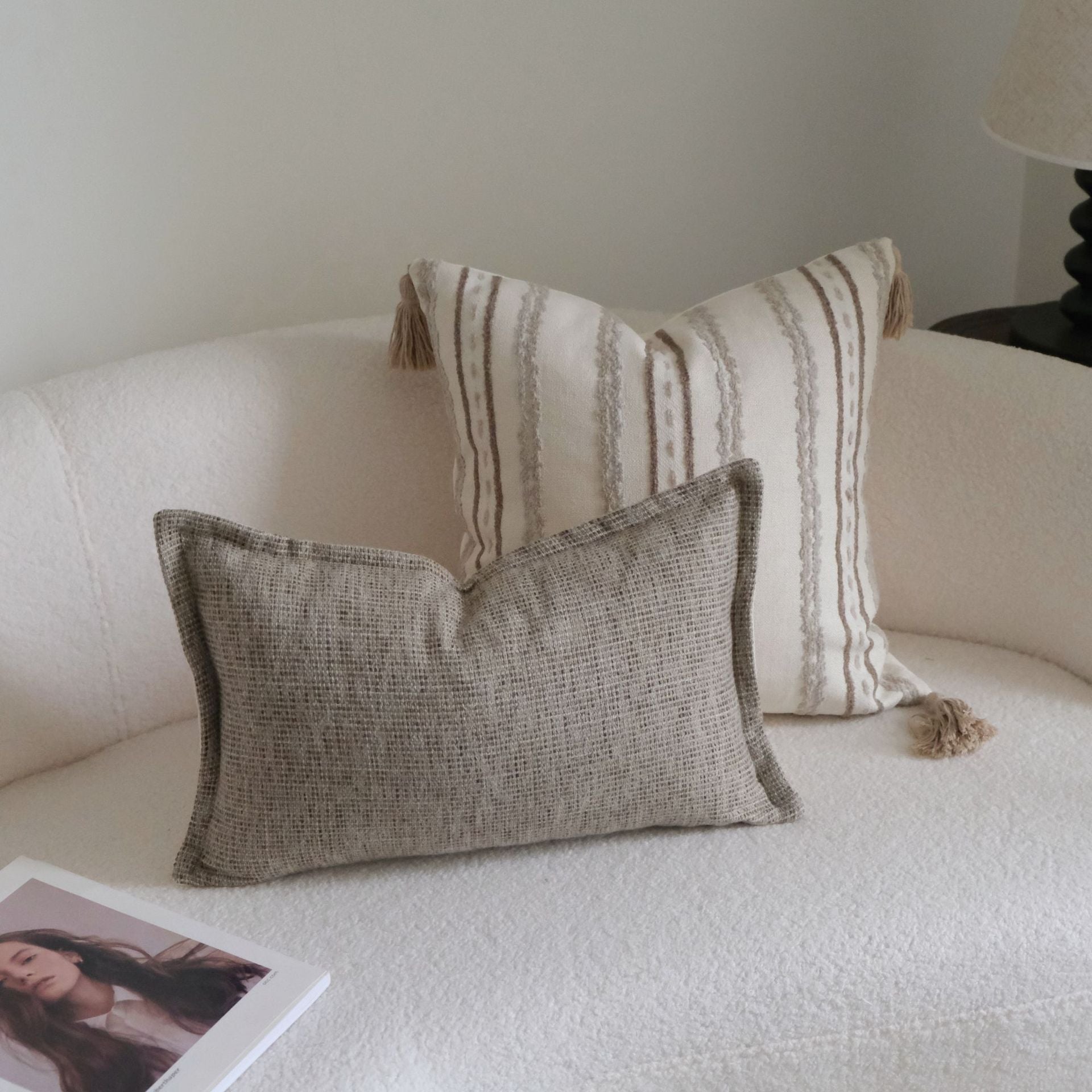 Textured Decorative Cushion Collection Berriscent