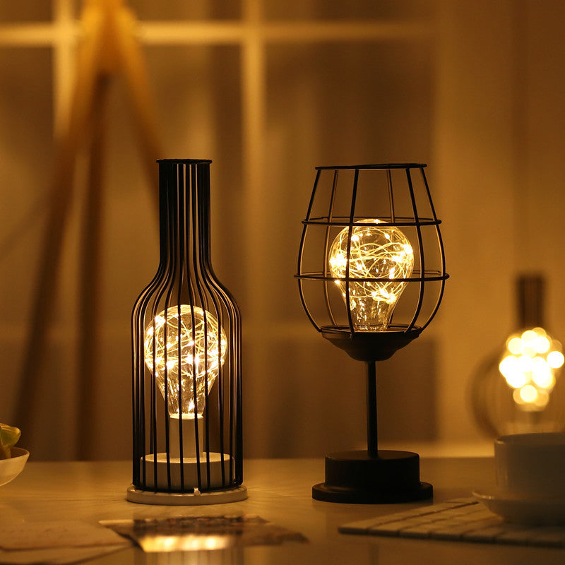 Industrial Glow Cage Lamp Collection