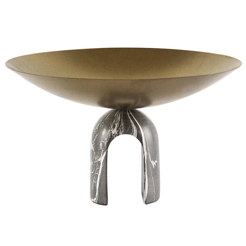 Marble Arc Base Decorative Bowl Berriscent