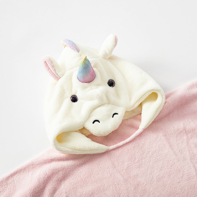 Starlume Unicorn Hooded Towel Berriscent