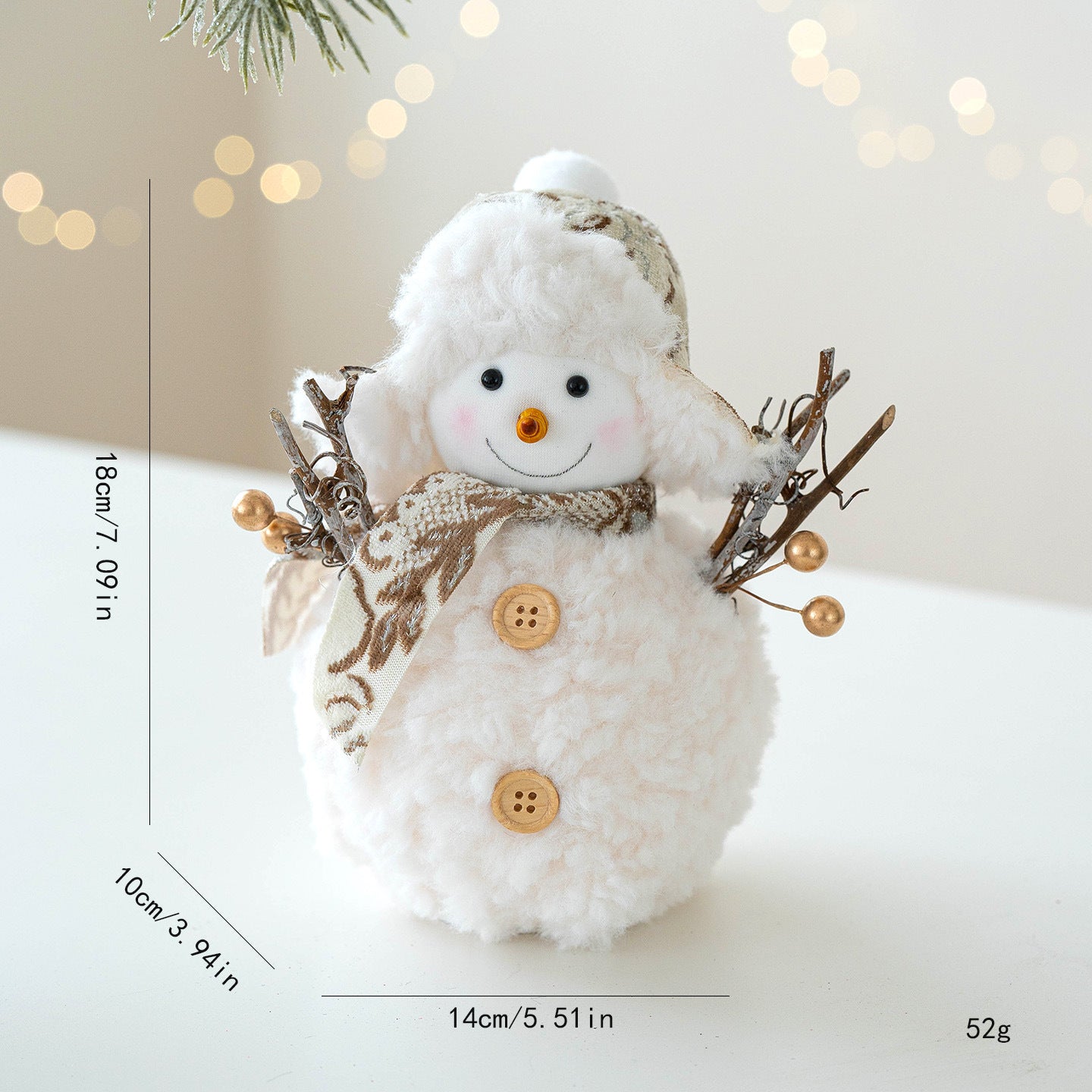 Snowman Family Decoration Set