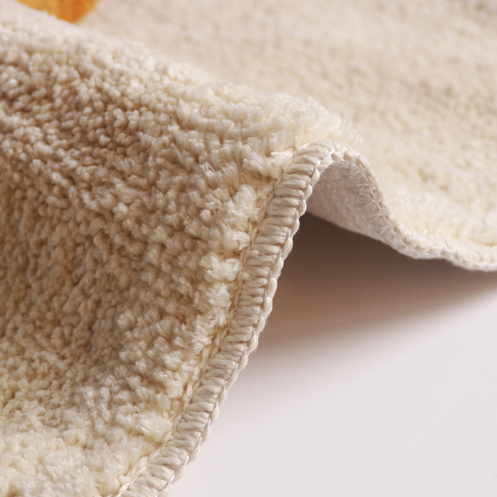 Fried Egg Shape Anti-Slip Rug Berriscent