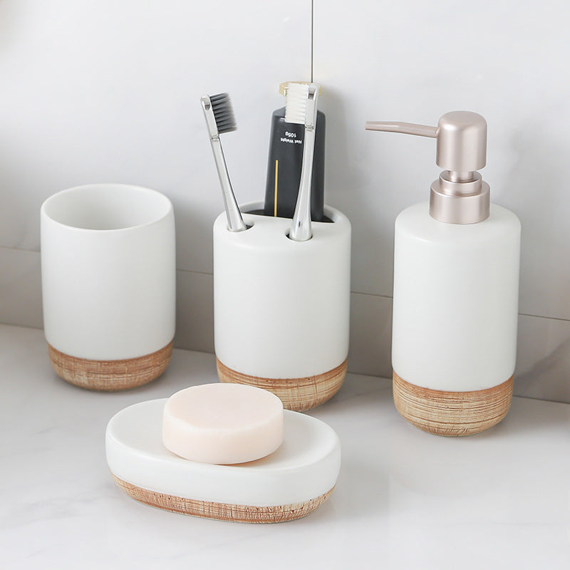 Nord Haven Ceramic Bathroom Set Berriscent