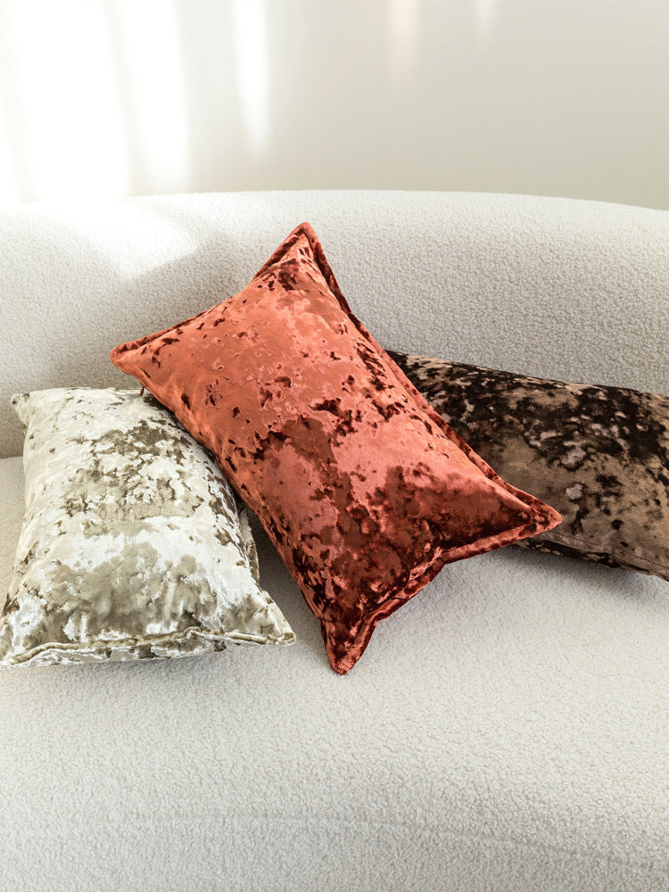 Crushed Velvet Luminary Cushion Berriscent