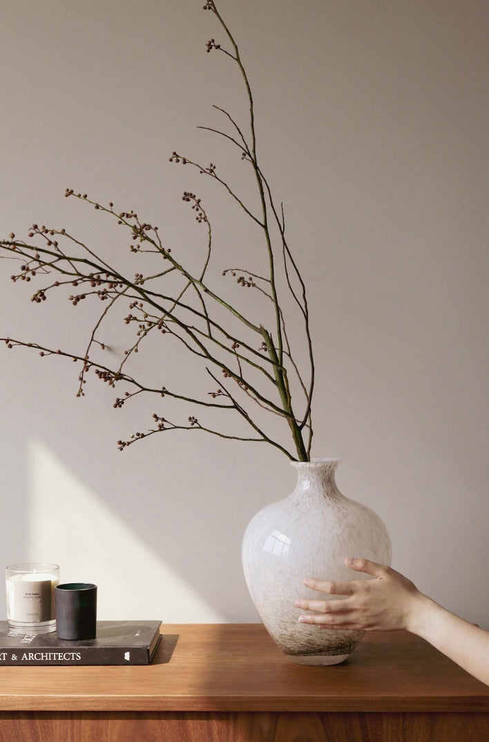 Marble Mist Glass Vase Series Berriscent