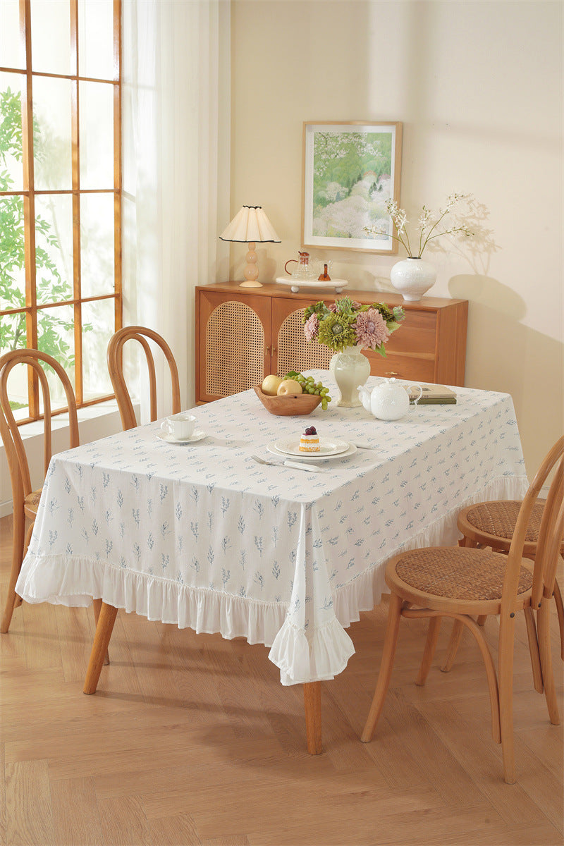 Cottage Bloom Cotton Tablecloth Berriscent