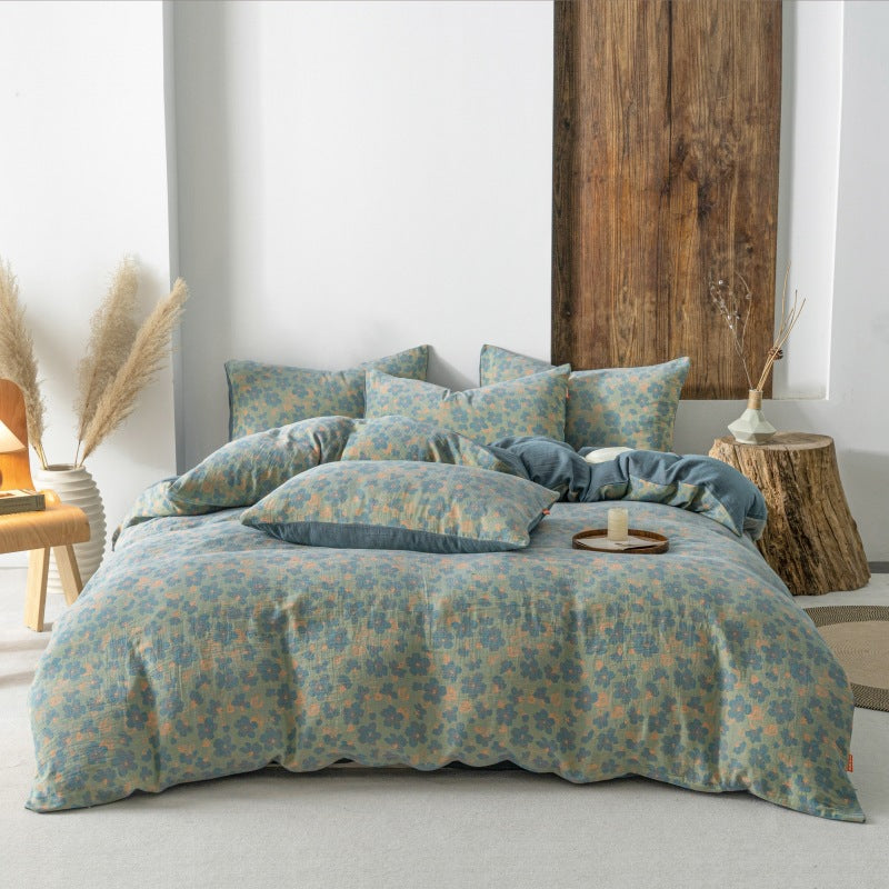 Looméa Cotton Yarn-Woven Bedding Collection Berriscent