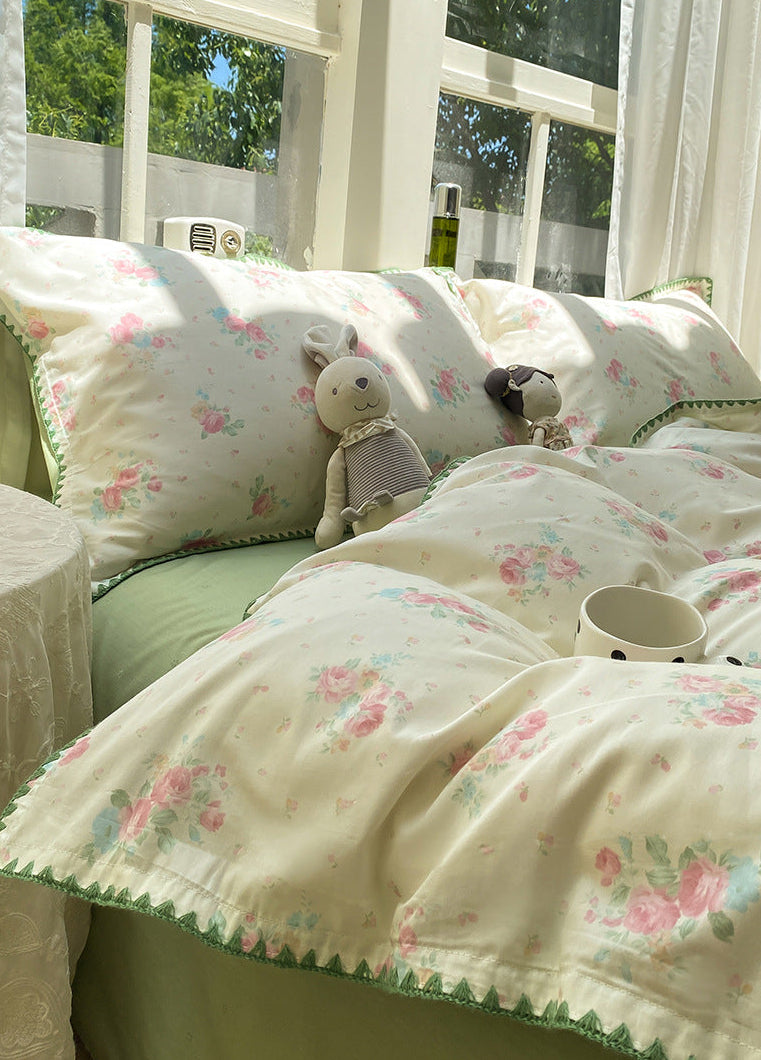 Playful Countryside Bedding Set (4-Piece Pure Cotton Set) Berriscent