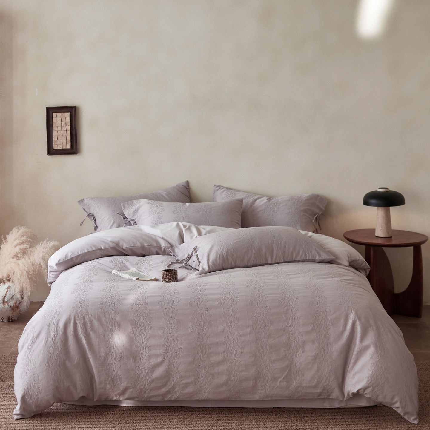 The Relief Ribbon | Brushed 3D Jacquard Bed Linen