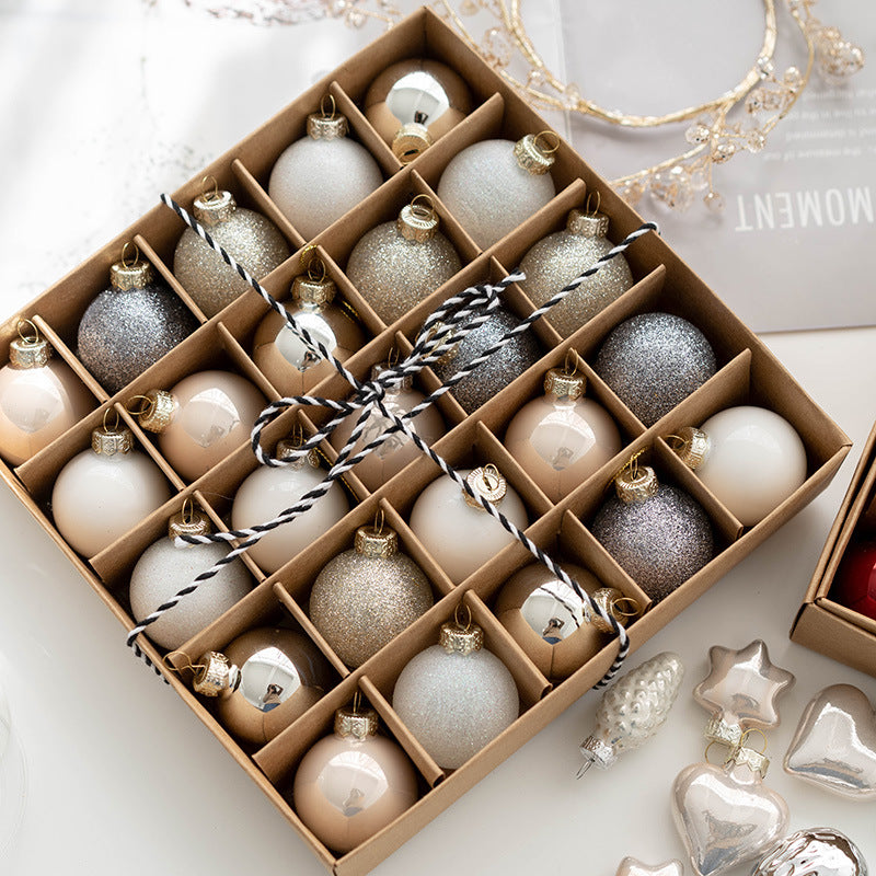 24-Piece Christmas Bauble Ornament Set