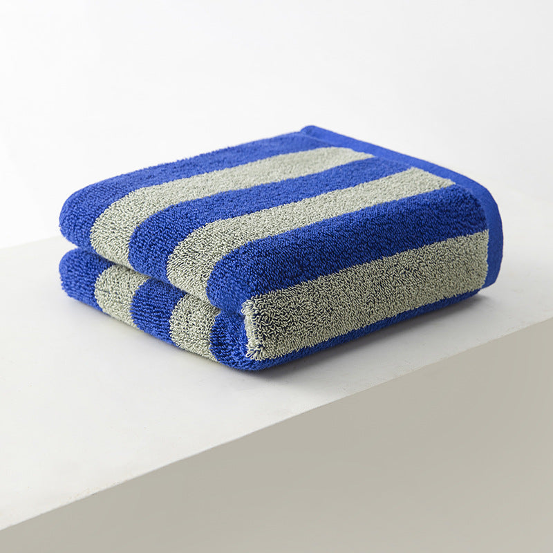 Classic Stripe Pure Cotton Hand Towel – Effortless Style and Everyday Comfort Berriscent